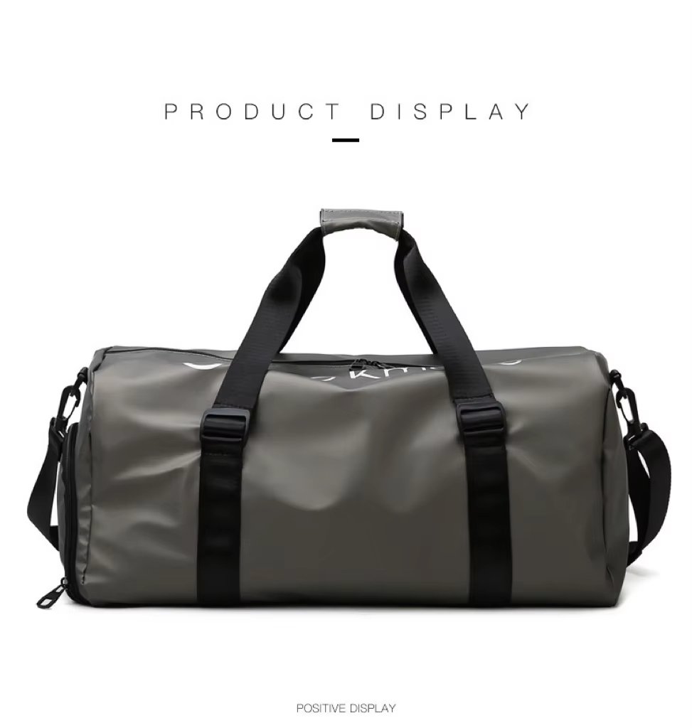 Waterproof Shoe Compartment Oxford Weekend Travel Lightweight Duffel Bag product detail