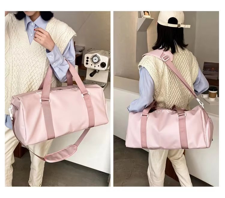 Waterproof Shoe Compartment Oxford Weekend Travel Lightweight Duffel Bag product detail