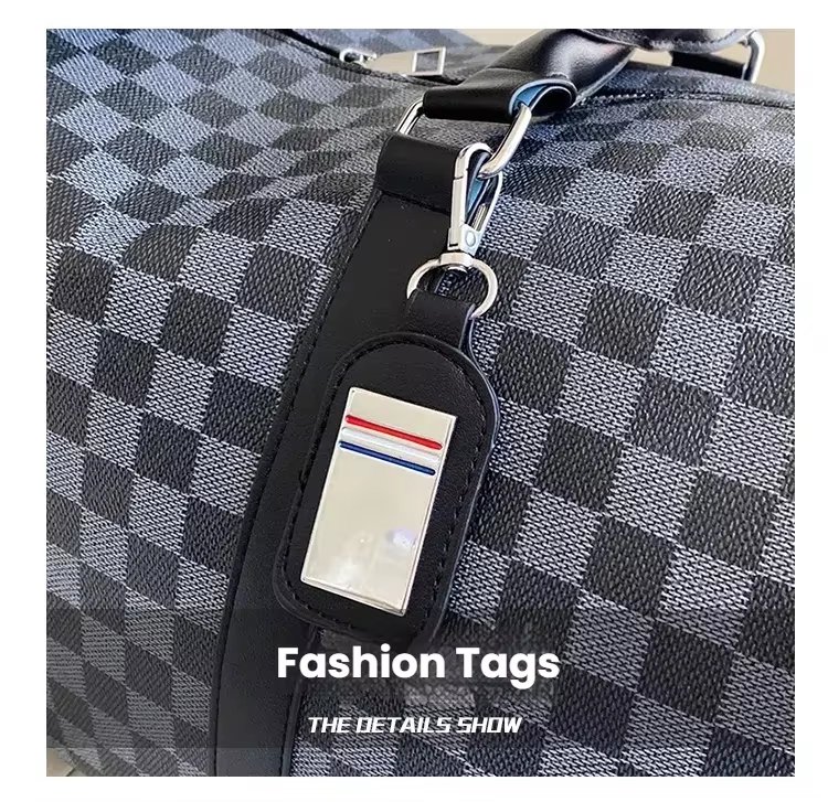 Waterproof PU Leather Business Travel Shoulder Duffel Bag product detail