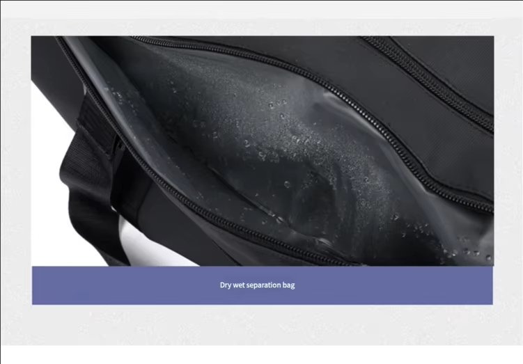 Water-Resistant Shoe Compartment Oxford Sports Travel Duffel Bag product detail