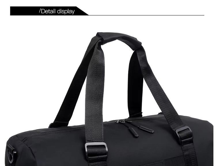 Water-Resistant Shoe Compartment Oxford Sports Travel Duffel Bag product detail