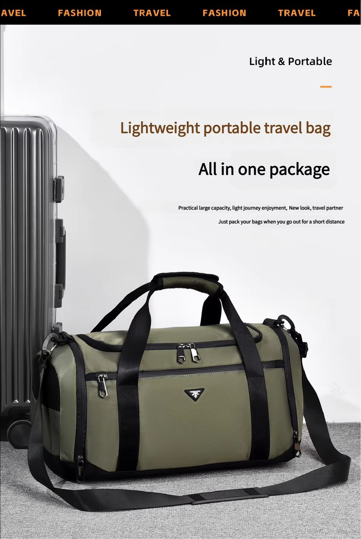 Waterproof Oxford Business Travel Duffel Bag product detail