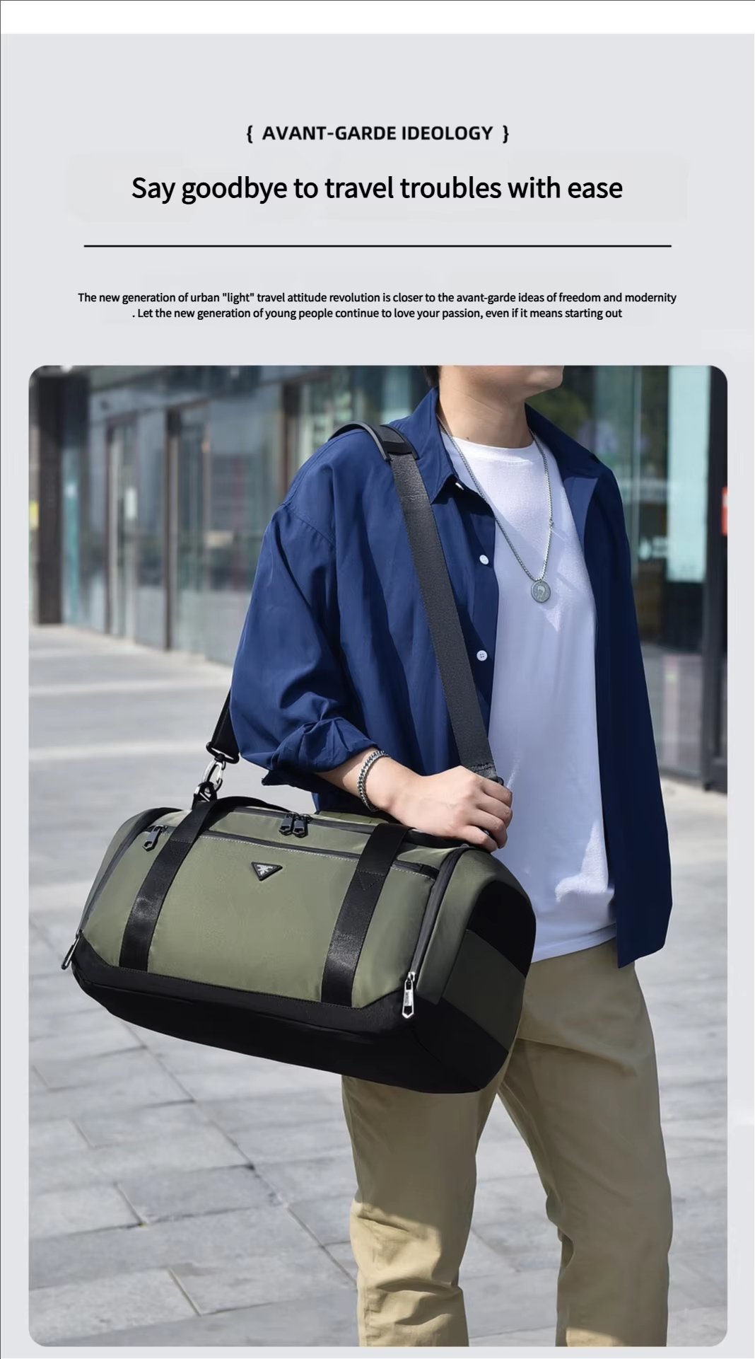 Waterproof Oxford Business Travel Duffel Bag product detail