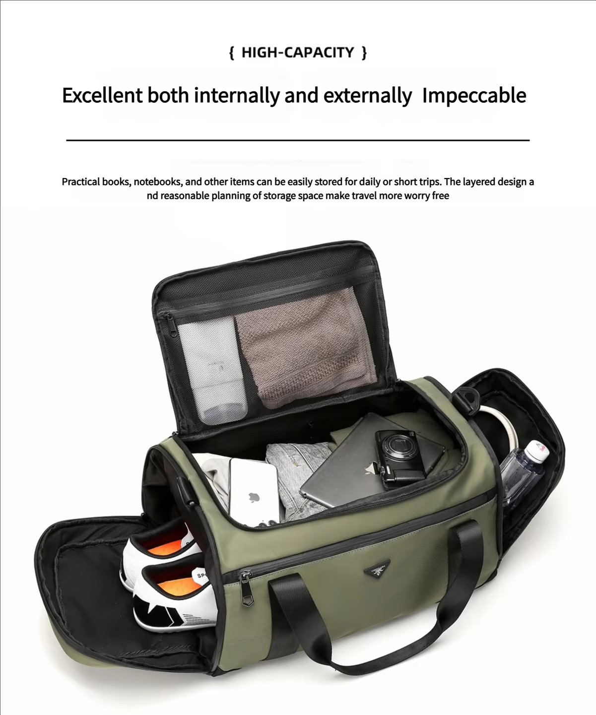 Waterproof Oxford Business Travel Duffel Bag product detail