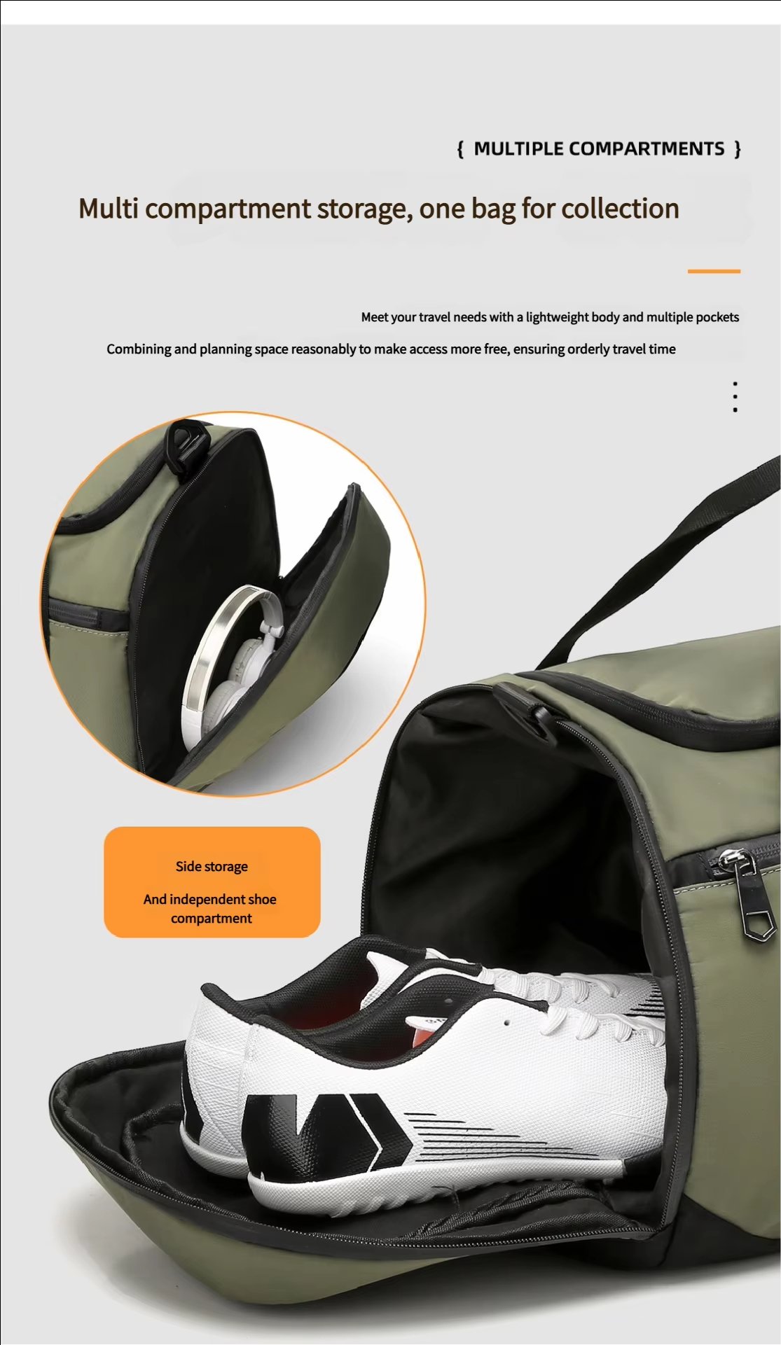 Waterproof Oxford Business Travel Duffel Bag product detail
