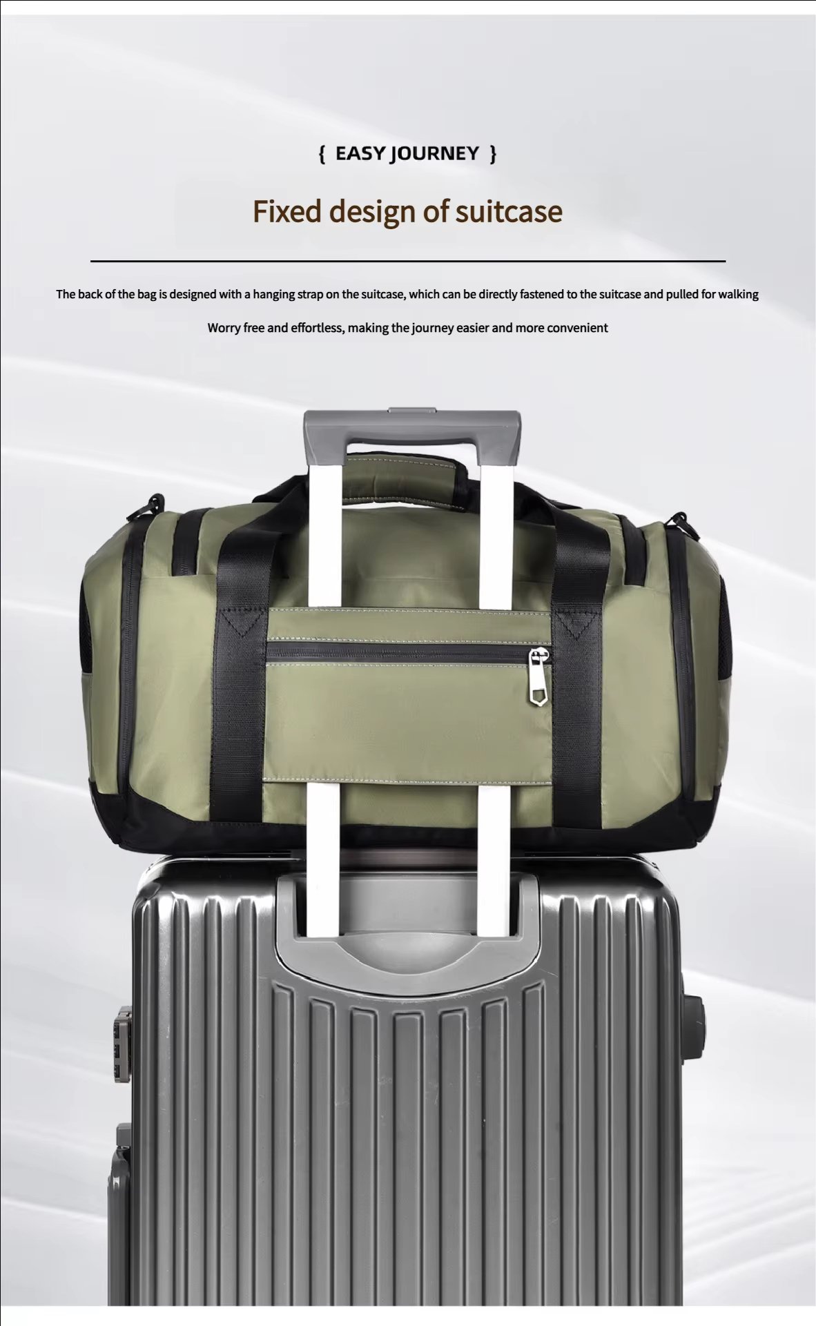 Waterproof Oxford Business Travel Duffel Bag product detail