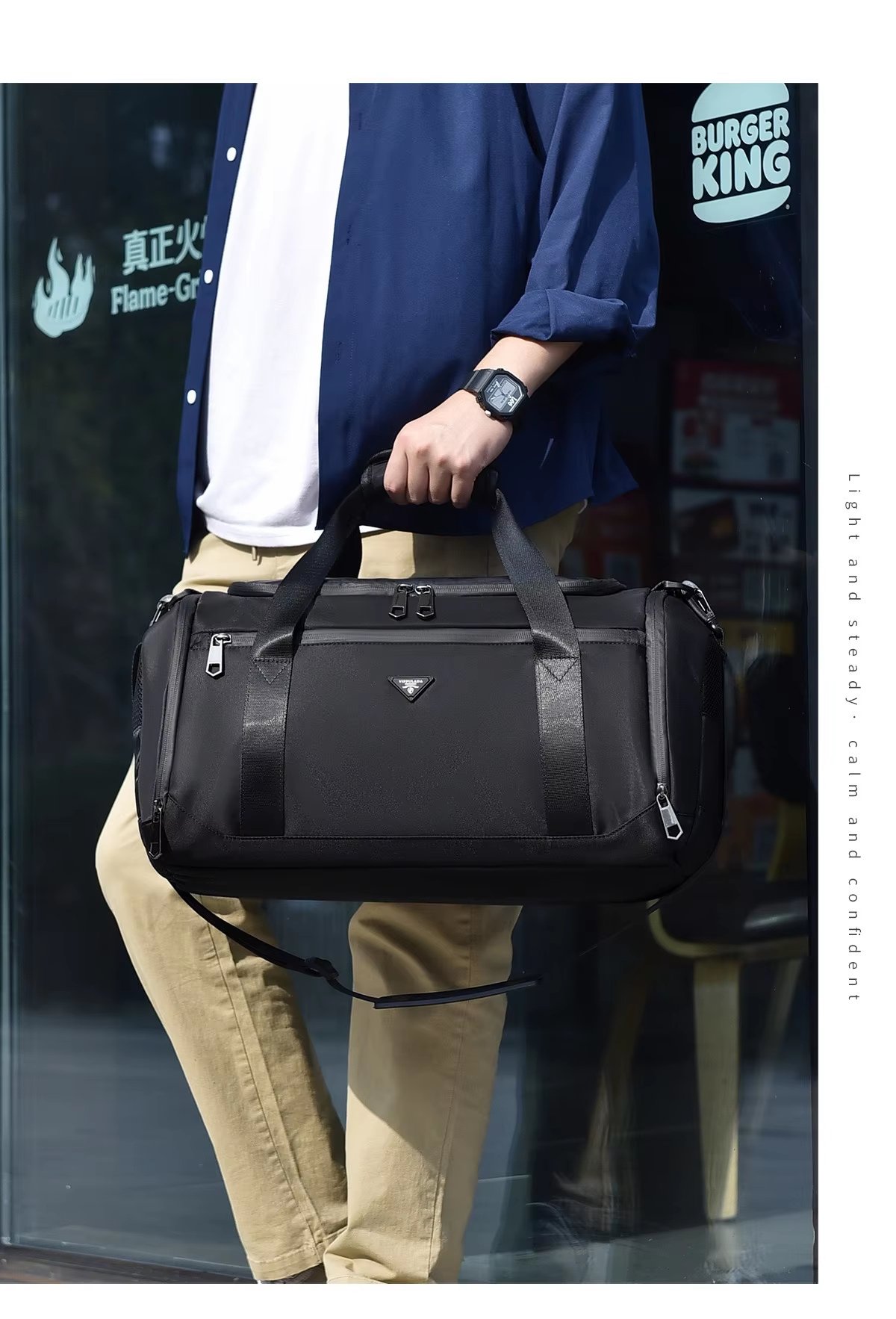 Waterproof Oxford Business Travel Duffel Bag product detail