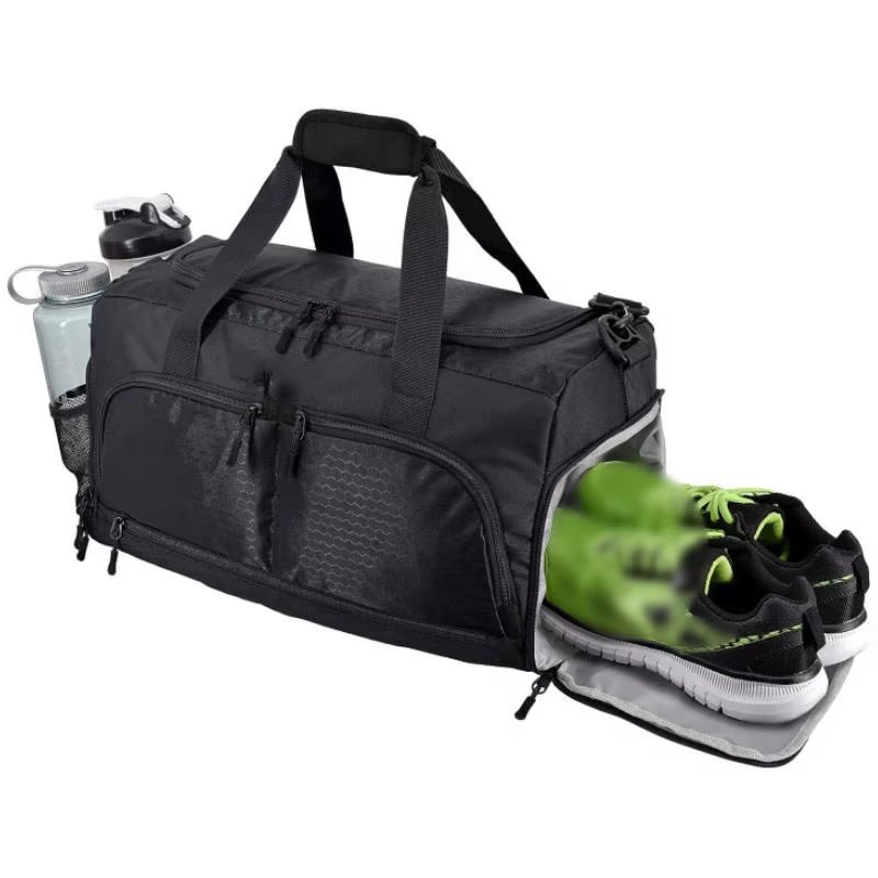 Waterproof Shoe Compartment Polyester Weekend Travel Duffel Bag product detail