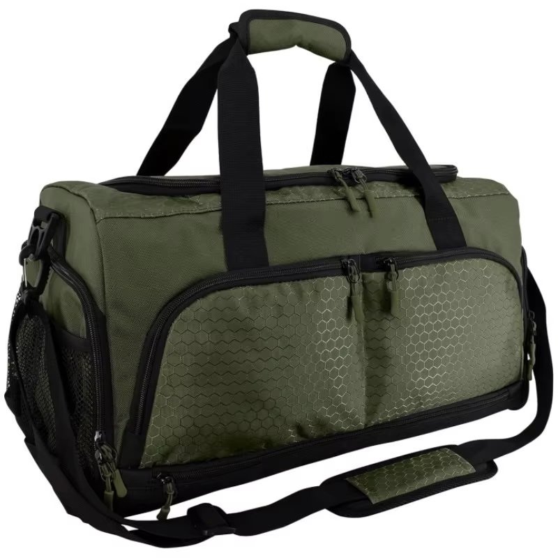 Waterproof Shoe Compartment Polyester Weekend Travel Duffel Bag product detail