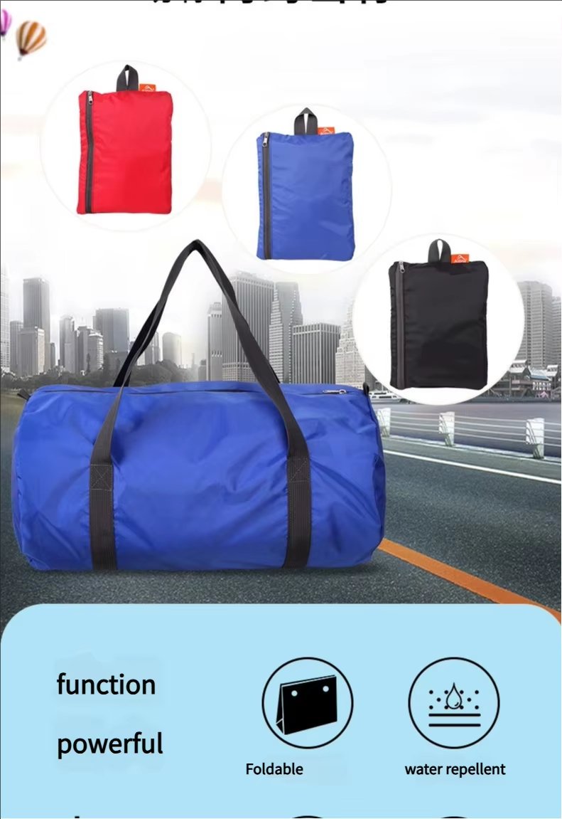 Waterproof Shoe Compartment Nylon Weekend Travel Garment Duffel Bag product detail