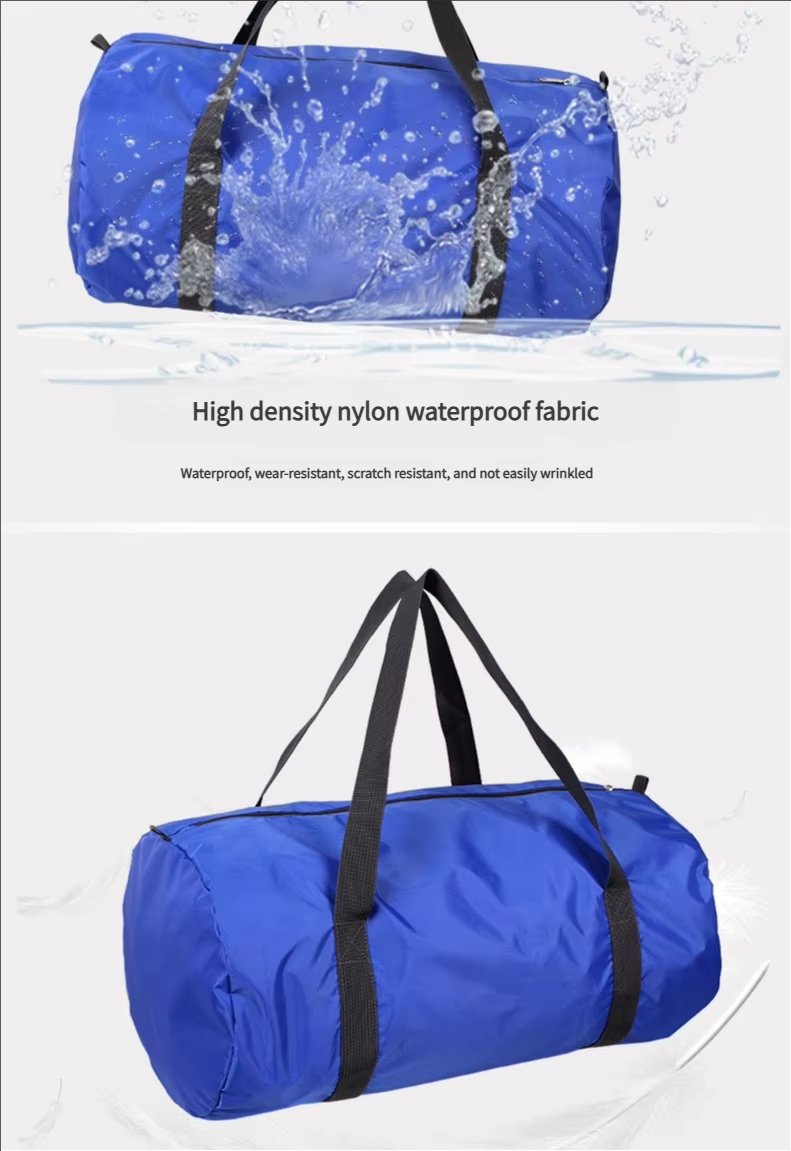 Waterproof Shoe Compartment Nylon Weekend Travel Garment Duffel Bag product detail