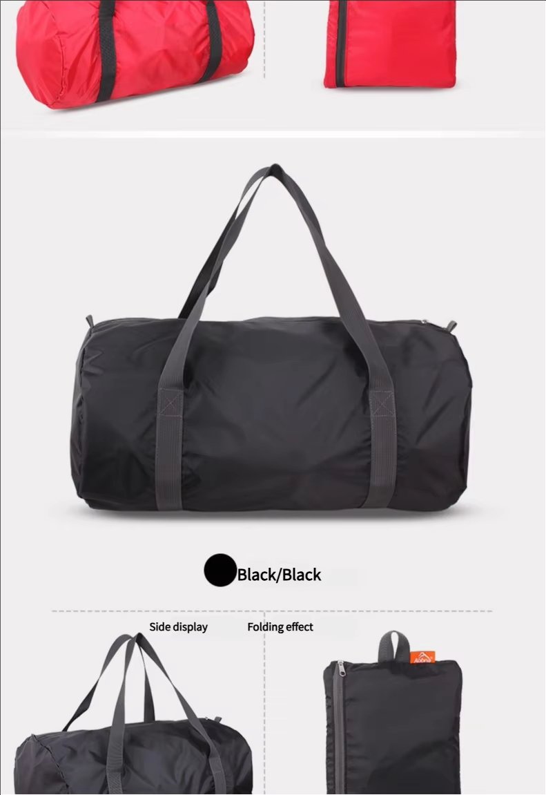 Waterproof Shoe Compartment Nylon Weekend Travel Garment Duffel Bag product detail