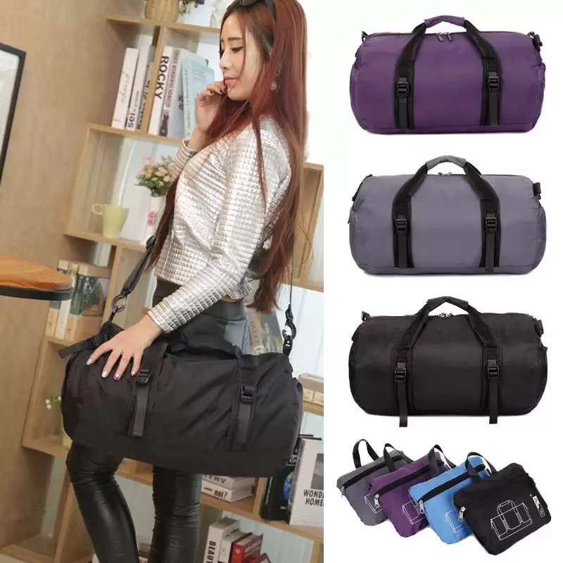 Foldable Nylon Sports Travel Tote Duffel Bag product detail