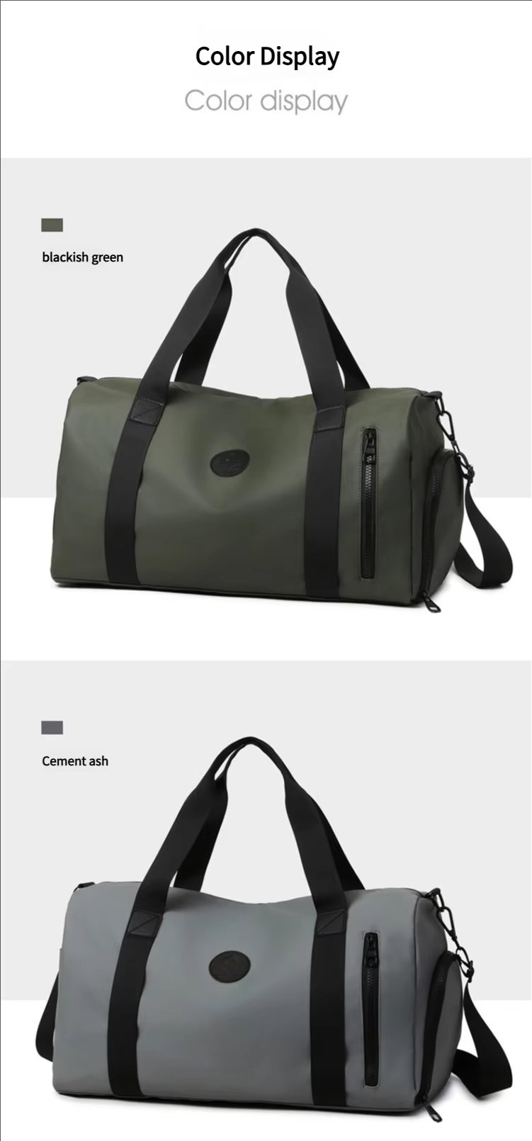 Waterproof Oxford Sports Travel Shoulder Duffel Bag product detail