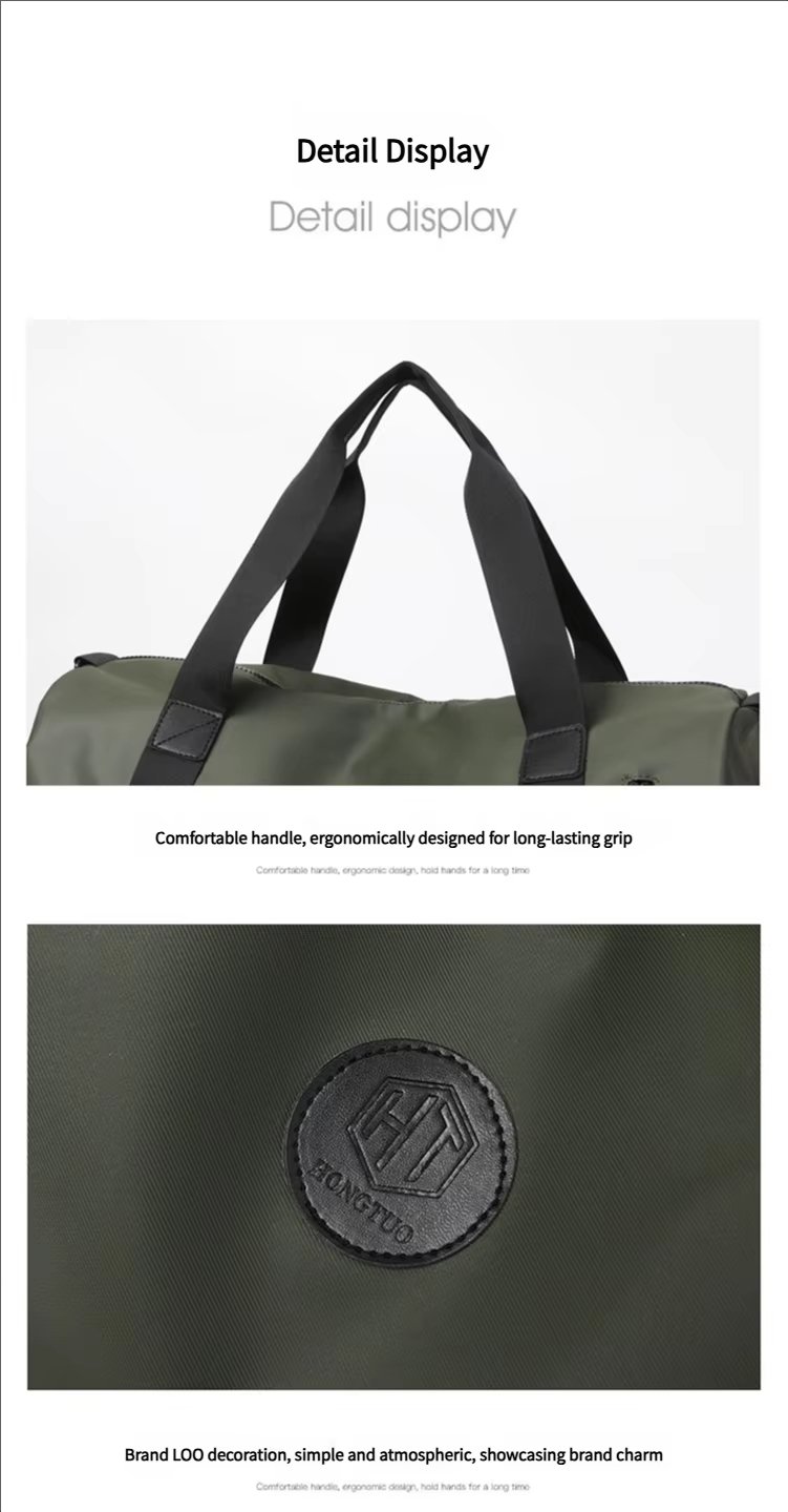 Waterproof Oxford Sports Travel Shoulder Duffel Bag product detail
