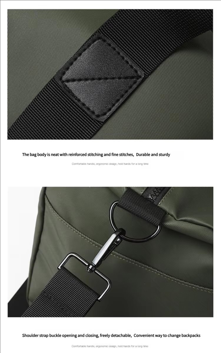 Waterproof Oxford Sports Travel Shoulder Duffel Bag product detail