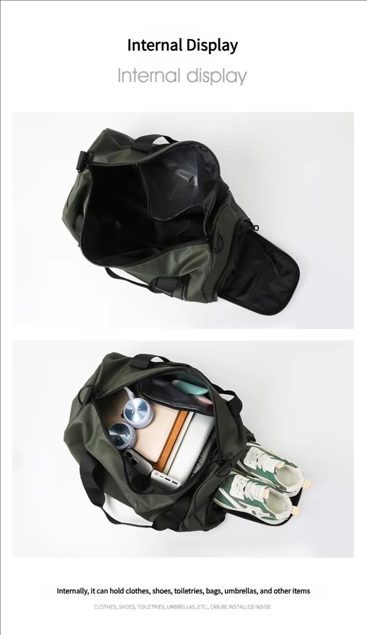 Waterproof Oxford Sports Travel Shoulder Duffel Bag product detail