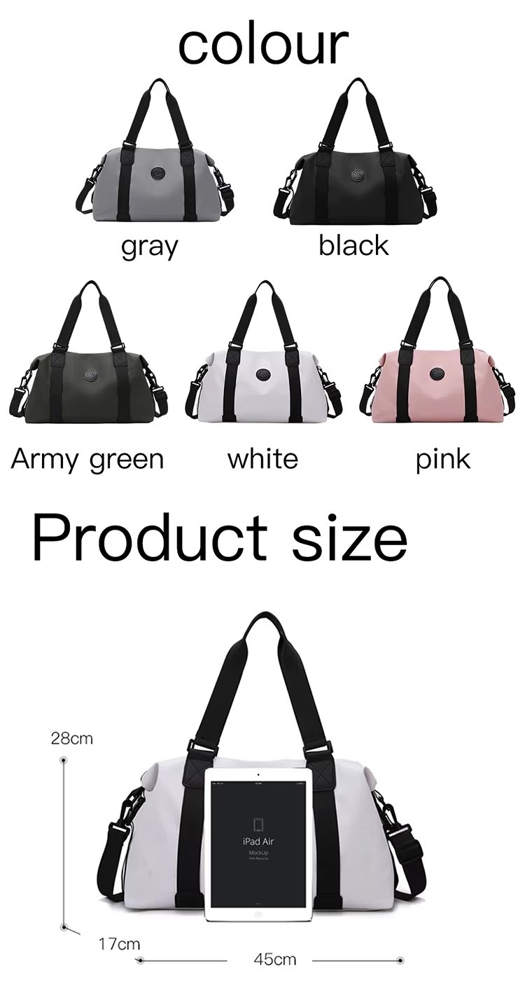 Large Capacity Lightweight Multi-function Weekender Gym Sports Travel Tote Bag - product detail