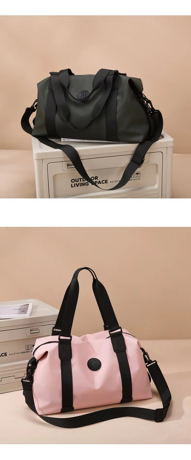 Large Capacity Lightweight Multi-function Weekender Gym Sports Travel Tote Bag - product detail