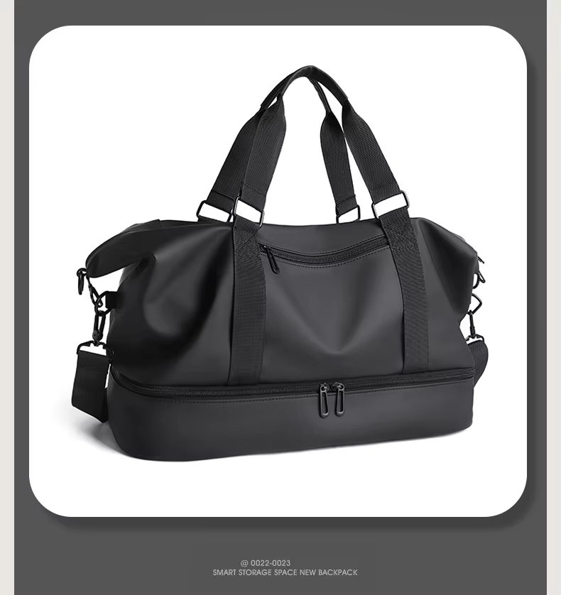 PU Waterproof Large Capacity Shoe Compartment Lightweight Multi-function Travel Tote Bag - product detail
