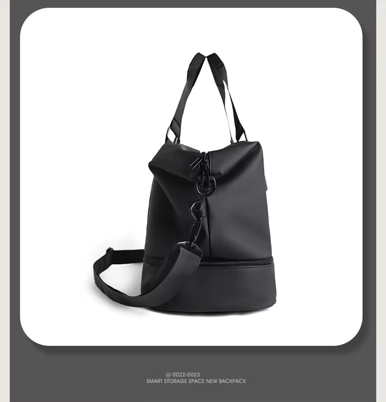 PU Waterproof Large Capacity Shoe Compartment Lightweight Multi-function Travel Tote Bag - product detail