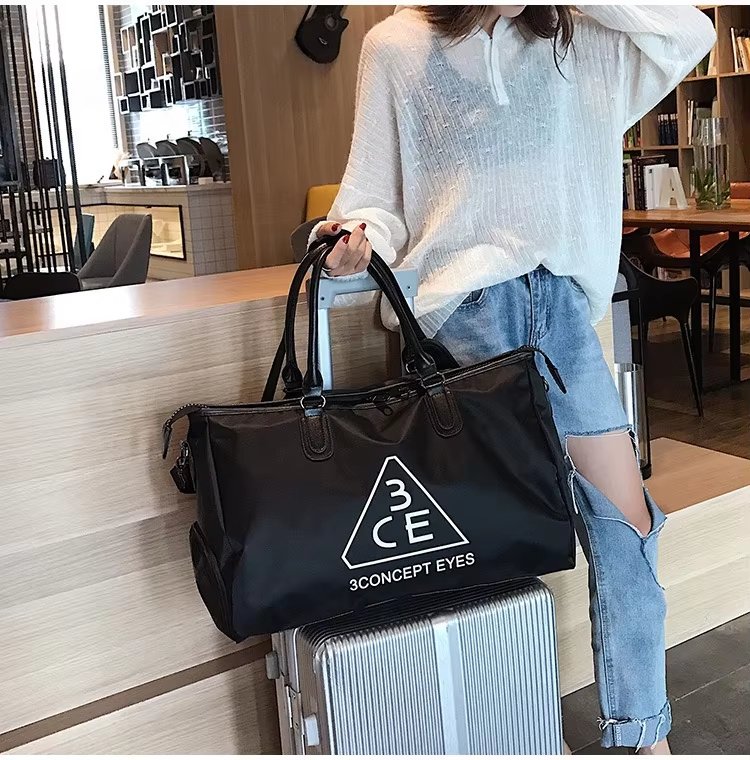 Nylon Waterproof Large Capacity Shoe Compartment Multi-function Overnight Travel Tote Bag - product detail