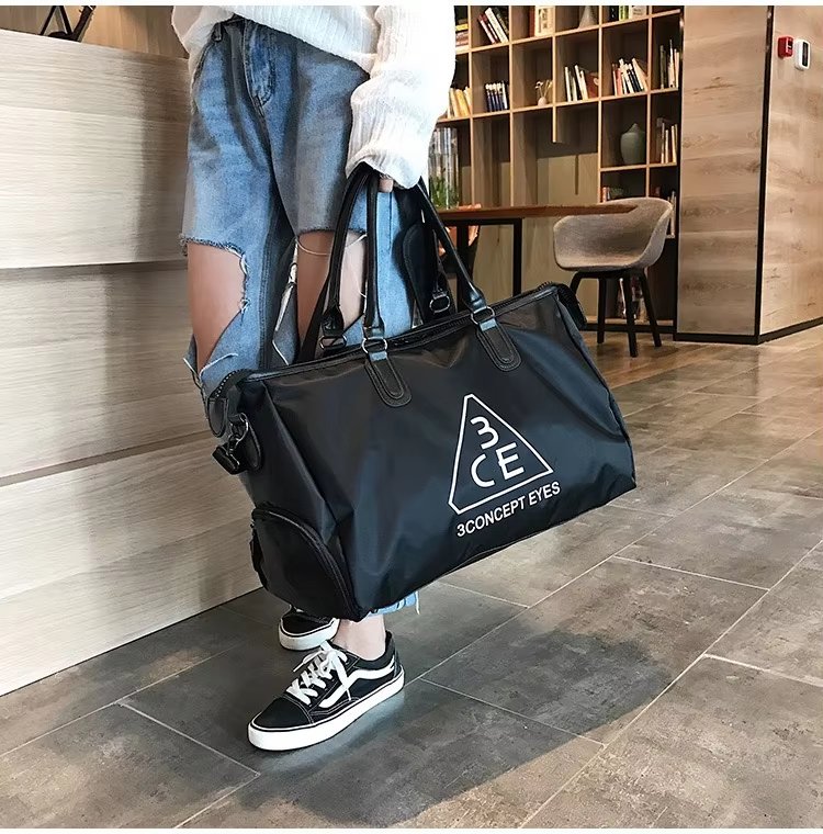 Nylon Waterproof Large Capacity Shoe Compartment Multi-function Overnight Travel Tote Bag - product detail