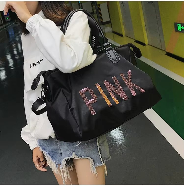 Nylon Waterproof Large Capacity Shoe Compartment Multi-function Overnight Travel Tote Bag - product detail