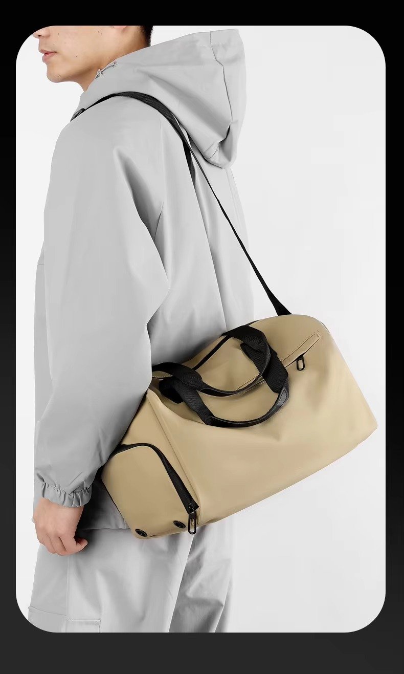 New Fashion Custom Handheld Travel Bag Dry Wet Separation Sports Fitness Bag Large Capacity Weekender Bag with Shoe Compartment product detail