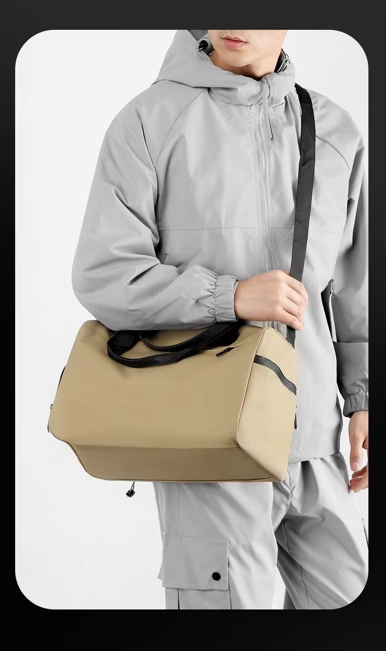 New Fashion Custom Handheld Travel Bag Dry Wet Separation Sports Fitness Bag Large Capacity Weekender Bag with Shoe Compartment product detail