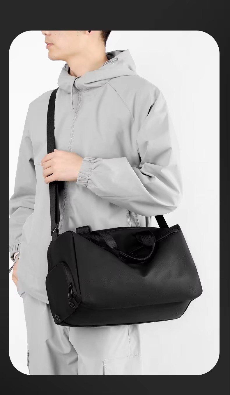 New Fashion Custom Handheld Travel Bag Dry Wet Separation Sports Fitness Bag Large Capacity Weekender Bag with Shoe Compartment product detail
