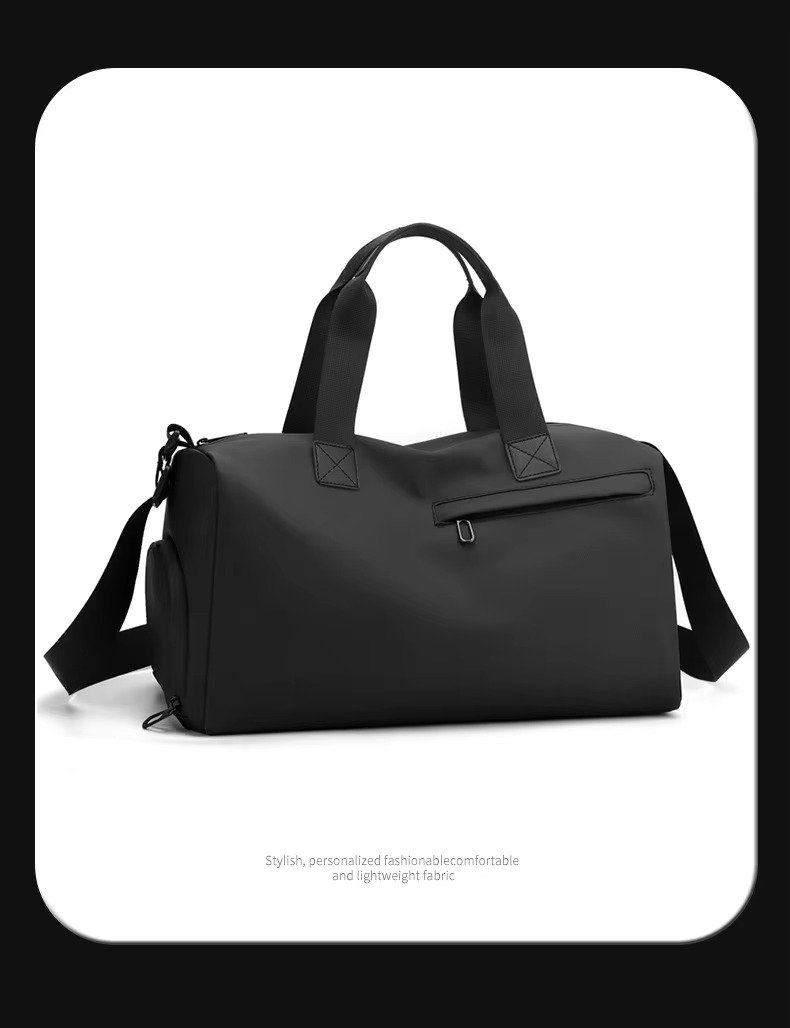 New Fashion Custom Handheld Travel Bag Dry Wet Separation Sports Fitness Bag Large Capacity Weekender Bag with Shoe Compartment product detail