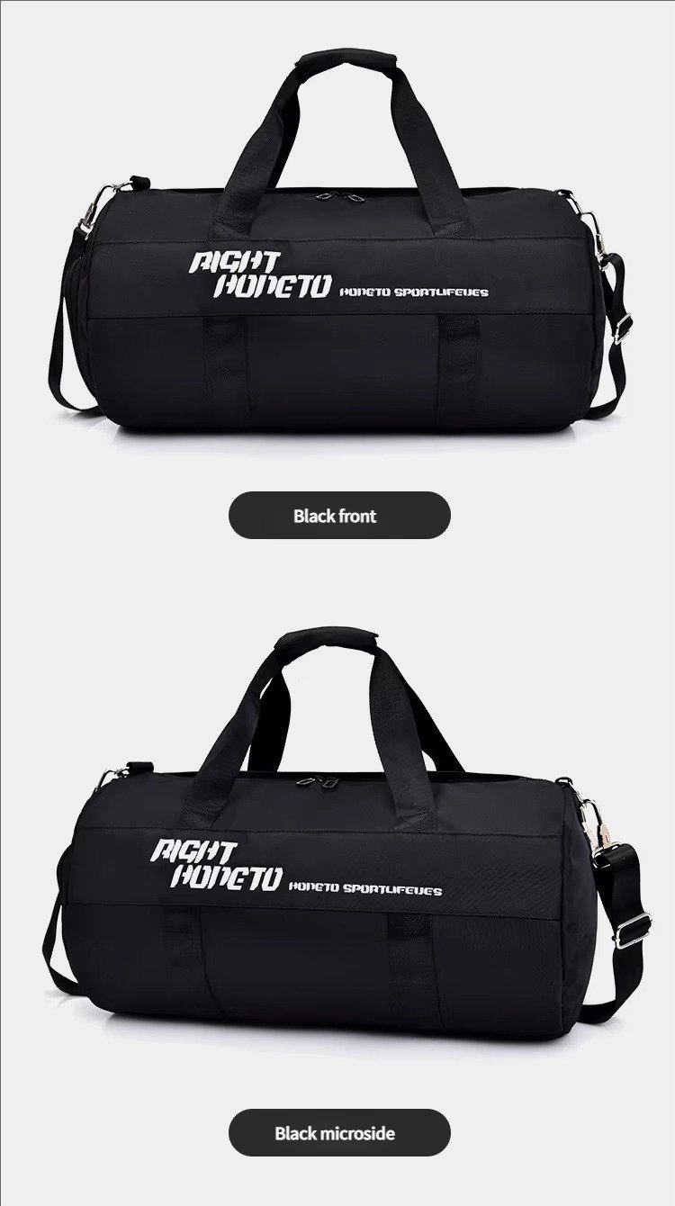 Custom Dry Wet Separation Training Gym Bag with Shoes Compartment Large Capacity Carry-on Luggage Travel Duffel Bag Handbag product detail