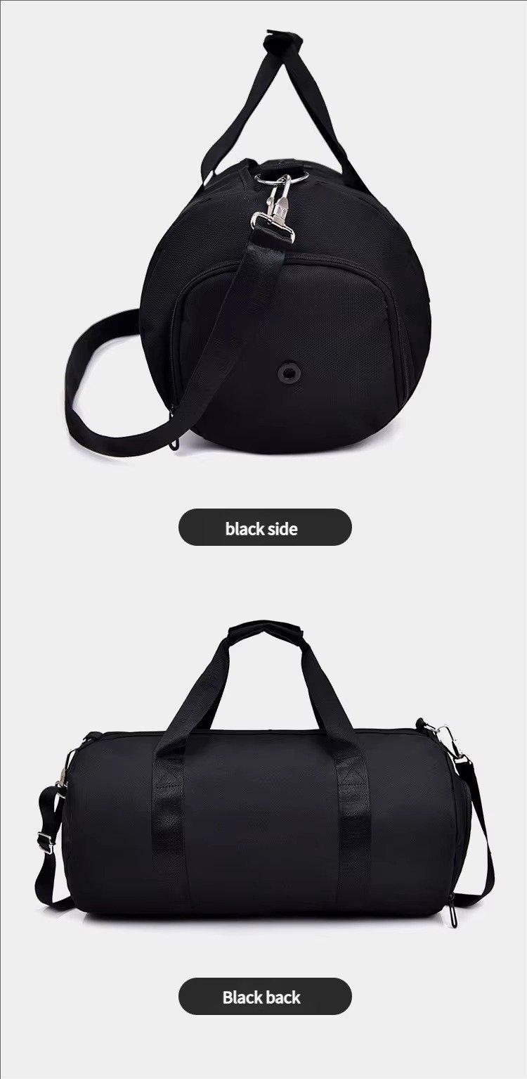 Custom Dry Wet Separation Training Gym Bag with Shoes Compartment Large Capacity Carry-on Luggage Travel Duffel Bag Handbag product detail
