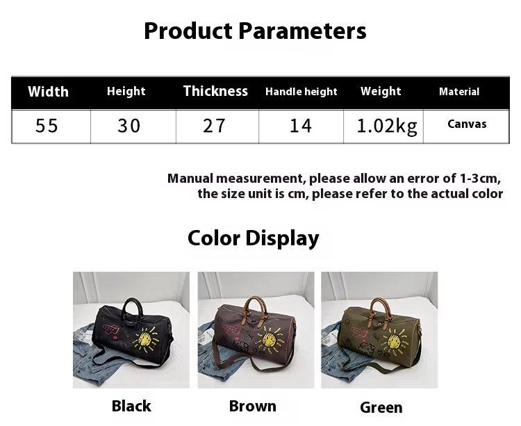 Waterproof Canvas Sports Travel Duffel Bag product detail
