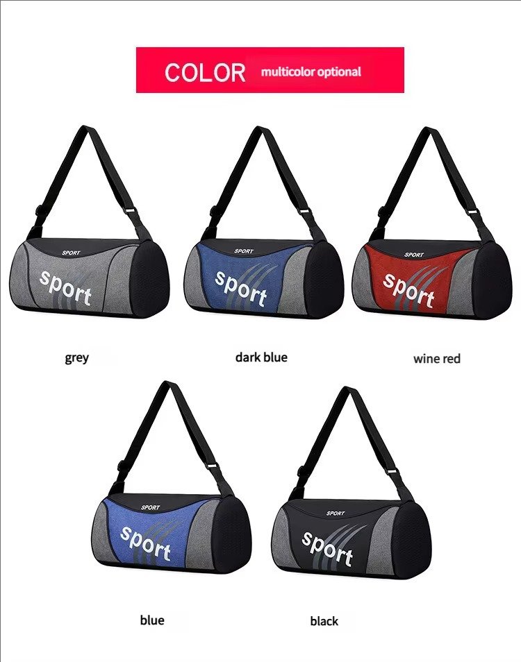 Outdoor Nylon Football Sports Duffle Bags Fitness Training Fitness Gym Tote Handbag Swimming Waterproof Travel Bag Organizer detail image