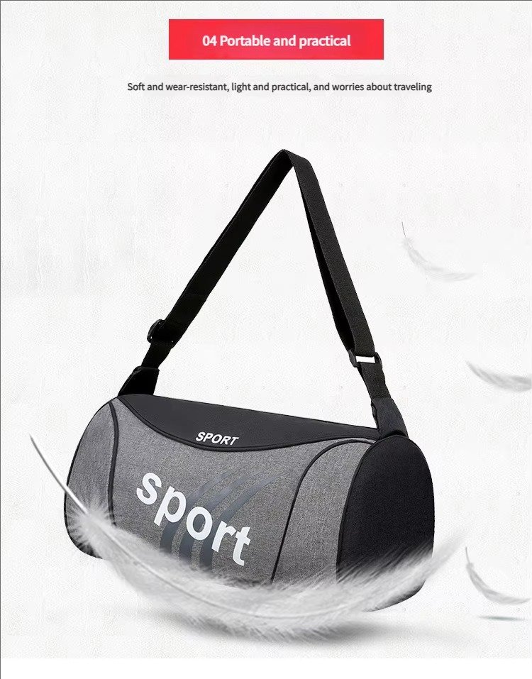 Outdoor Nylon Football Sports Duffle Bags Fitness Training Fitness Gym Tote Handbag Swimming Waterproof Travel Bag Organizer detail image