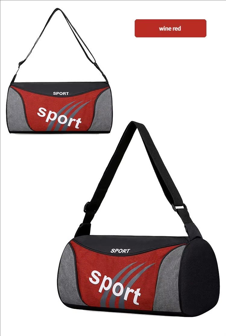 Outdoor Nylon Football Sports Duffle Bags Fitness Training Fitness Gym Tote Handbag Swimming Waterproof Travel Bag Organizer detail image