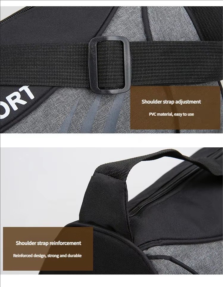 Outdoor Nylon Football Sports Duffle Bags Fitness Training Fitness Gym Tote Handbag Swimming Waterproof Travel Bag Organizer detail image