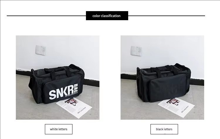 Waterproof Shoe Compartment Nylon Sports Travel Duffel Bag product detail