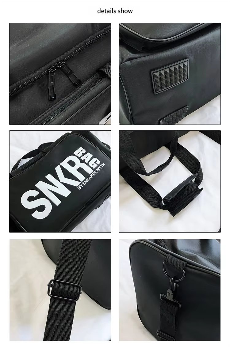 Waterproof Shoe Compartment Nylon Sports Travel Duffel Bag product detail