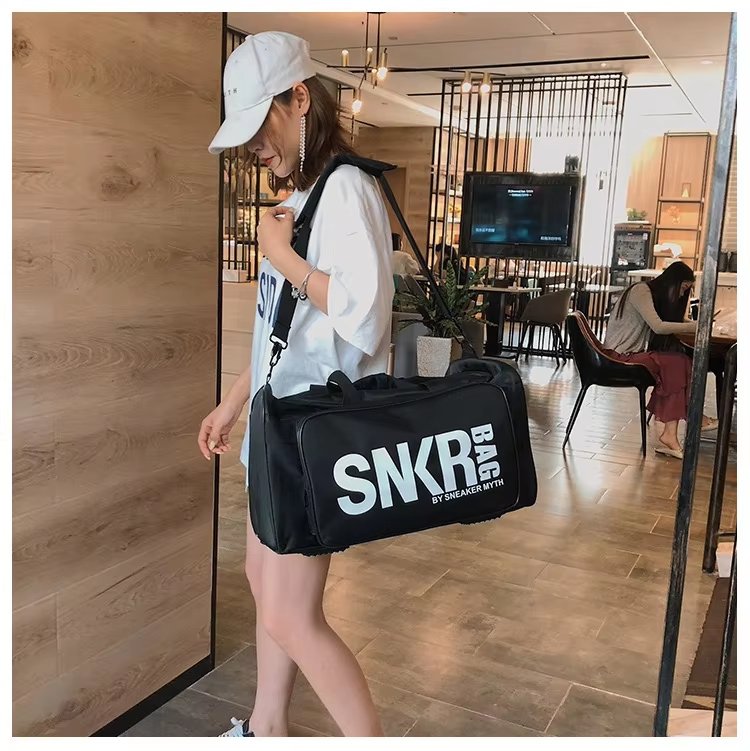 Waterproof Shoe Compartment Nylon Sports Travel Duffel Bag product detail