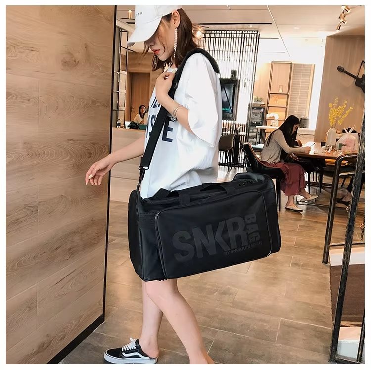Waterproof Shoe Compartment Nylon Sports Travel Duffel Bag product detail
