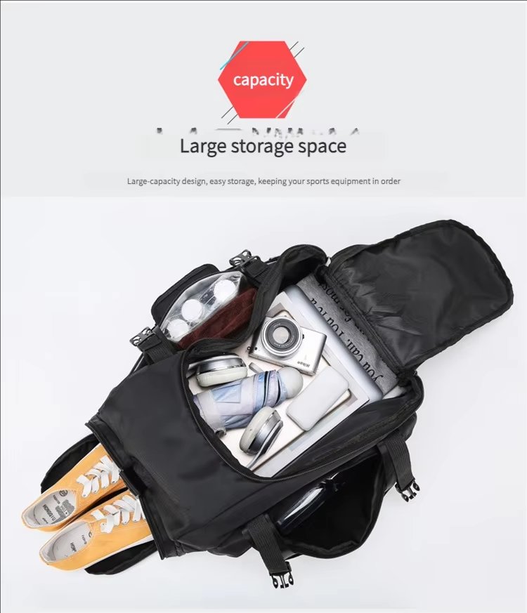 Waterproof Large Capacity Shoe Compartment Multi-function Gym Sports Duffel Backpack - product detail