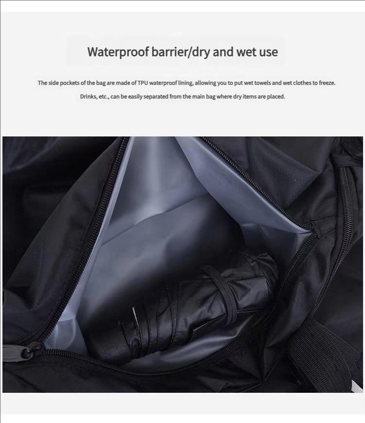 Waterproof Large Capacity Shoe Compartment Multi-function Gym Sports Duffel Backpack - product detail