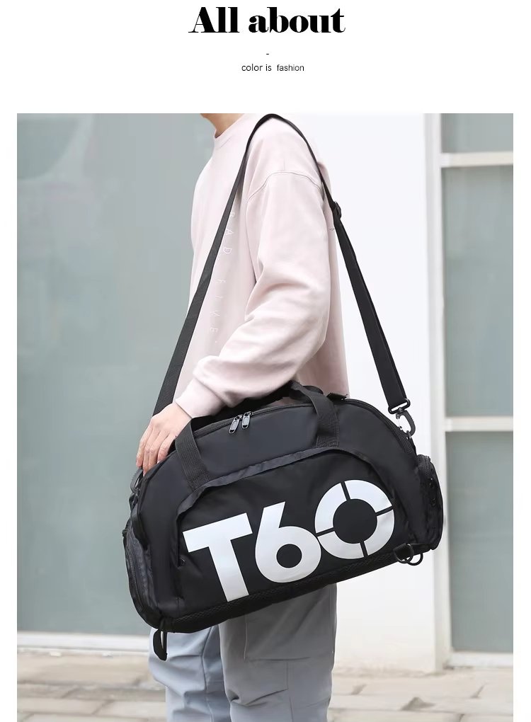 Waterproof Large Capacity Shoe Compartment Multi-function Gym Sports Duffel Backpack - product detail