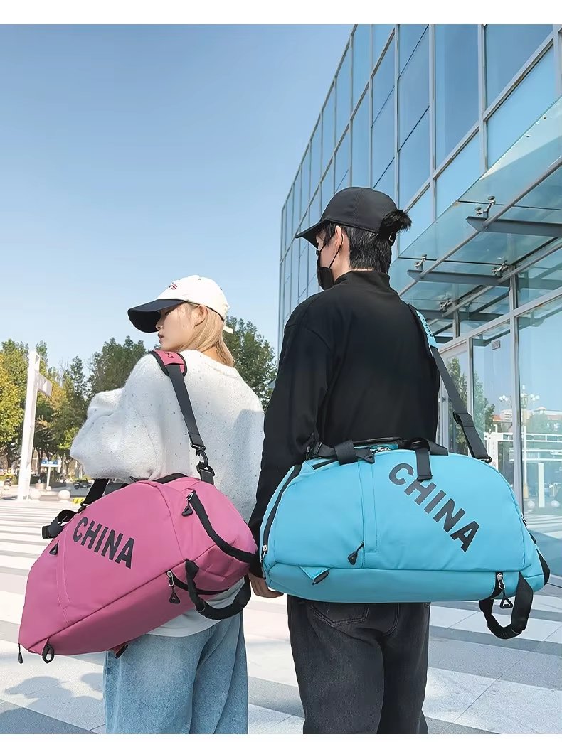 Oxford Waterproof Large Capacity Foldable Dry Wet Separation Multi-function Duffel Backpack - product detail