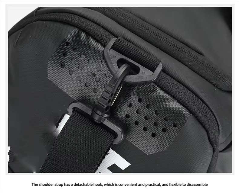 Waterproof Shoe Compartment Oxford Sports Travel Tote Duffel Bag product detail