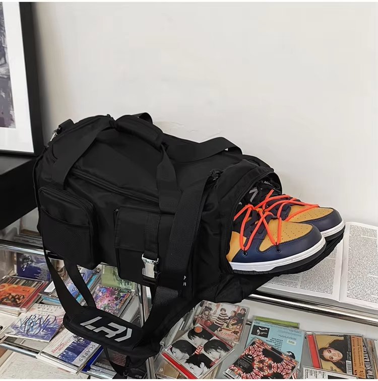 Waterproof Shoe Compartment Nylon Weekend Travel Tote Duffel Bag product detail
