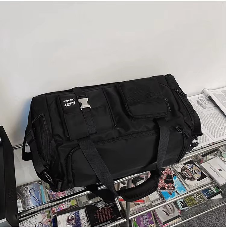 Waterproof Shoe Compartment Nylon Weekend Travel Tote Duffel Bag product detail
